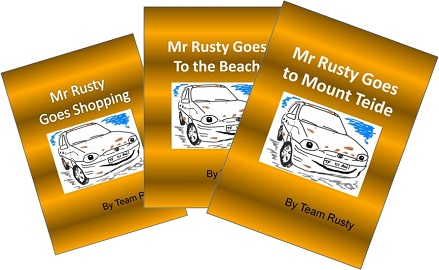 My Rusty Series on Kindle eReader